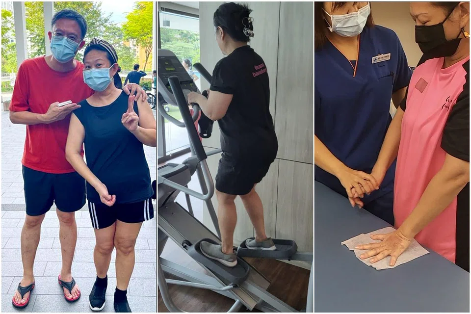 Three years on, the right side of Ms Kathleen Seng’s body remains significantly weaker, even with the help of physiotherapy.