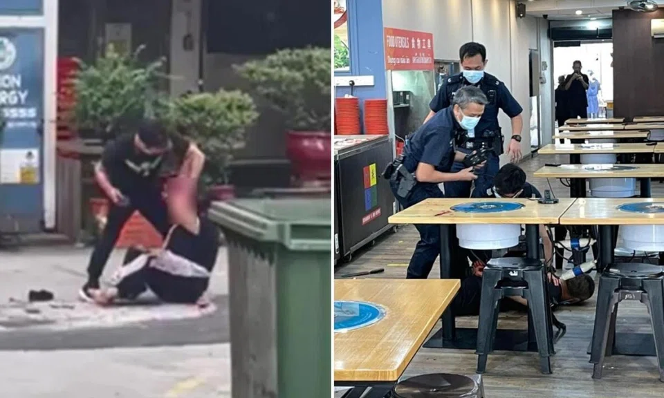 Man who slashed wife in Beach Road unfit for caning, no extra jail time given