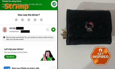 Gojek driver personally returns teen girl’s lost wallet
