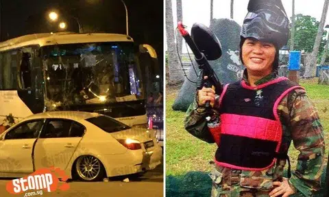 On the left: Ms Wong Lai Cheng