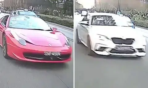Motorist calls out Ferrari and BMW drivers, gets slammed instead