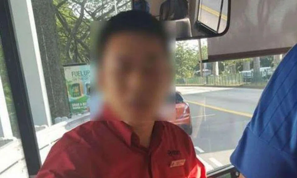 Facebook user Fareen Salauddin alleged that the bus captain (above photo) operating service 969 had been unable to communicate the cost of bus fares for two children.