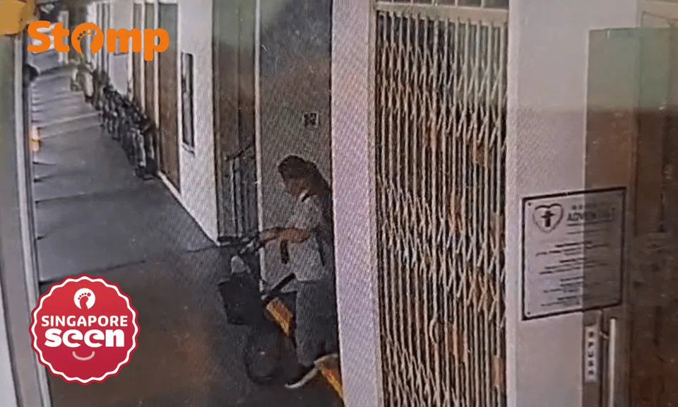 Woman caught on CCTV taking bicycle that Stomper's sister rides to work helping the elderly