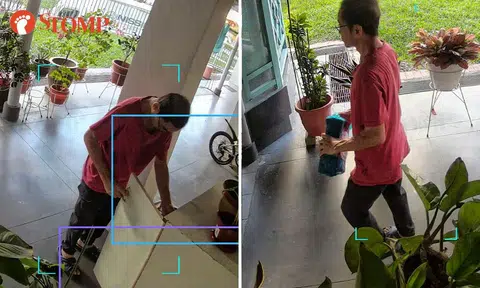 man steals parcel in broad daylight in tiong bahru