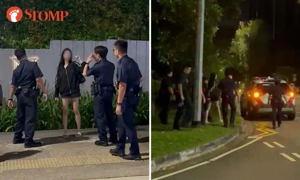 woman apprehended at Simon Road