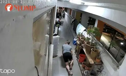 Police nab alleged serial thief who crawled outside Yishun flat, took sandals before changing his mind