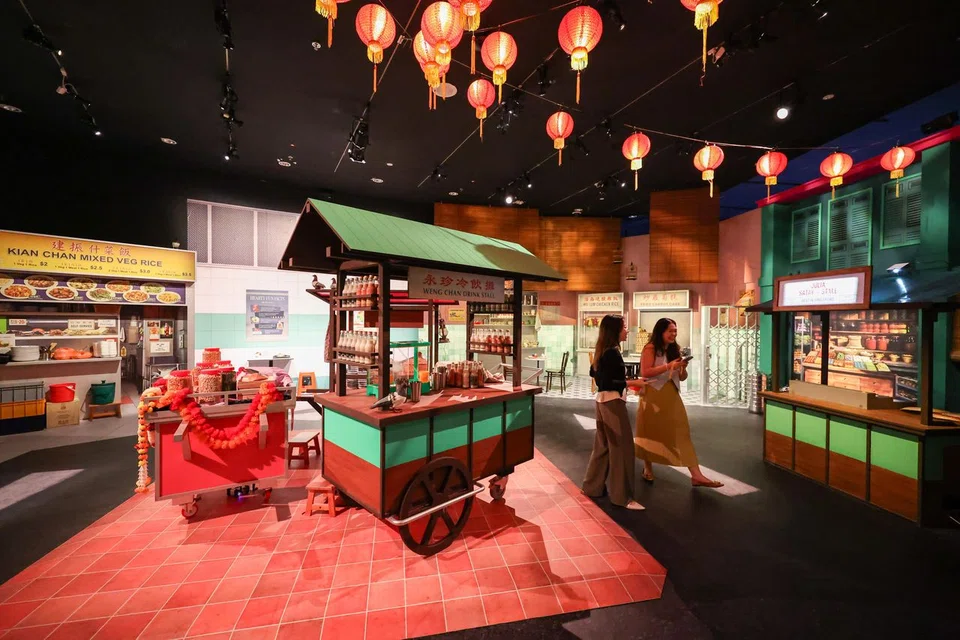Local food culture is featured in the SingaPop! 60 Years of Singapore Pop Culture exhibition at the ArtScience Museum.