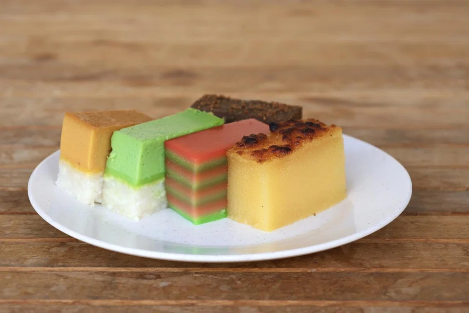 Selection of kuehs from Kueh By Kak Wan in Tampines.