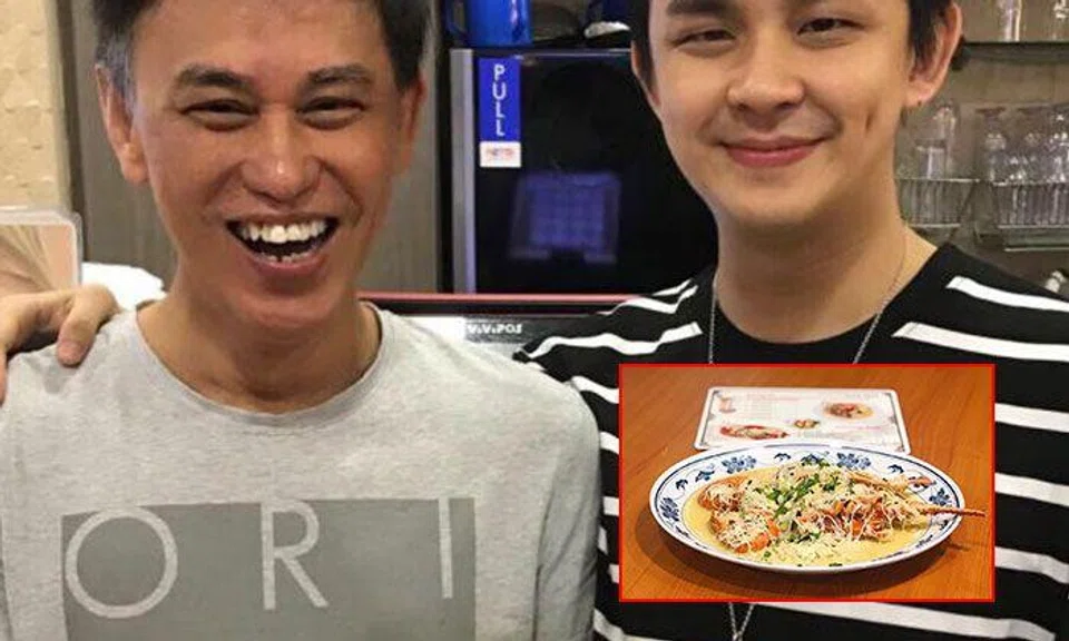 Father Mr Xue Shao Fa (left), and son Mr Xue Han Sheng (right), came up with the new dish. 