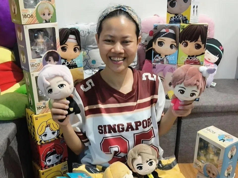 Domestic worker Hendry has been a fan of BTS since 2020 and her favourite member is RM.