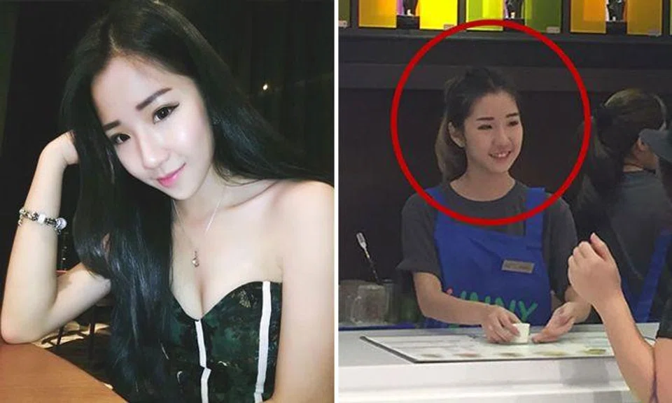 Netizens 'thirsty' for pretty employee at drinks stall in Malaysia mall