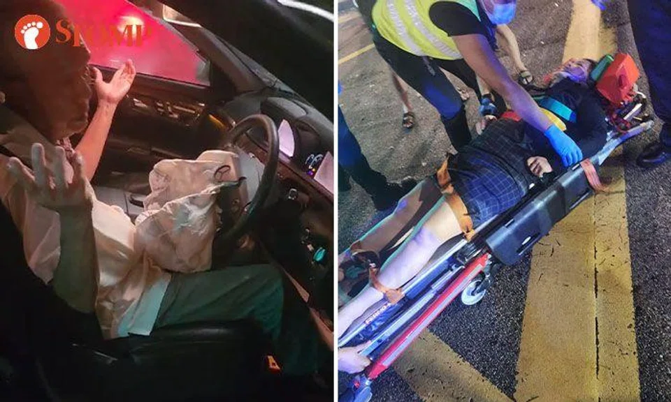Driver, 74, arrested for careless driving after accident at Eng Neo Ave, two taken to hospital