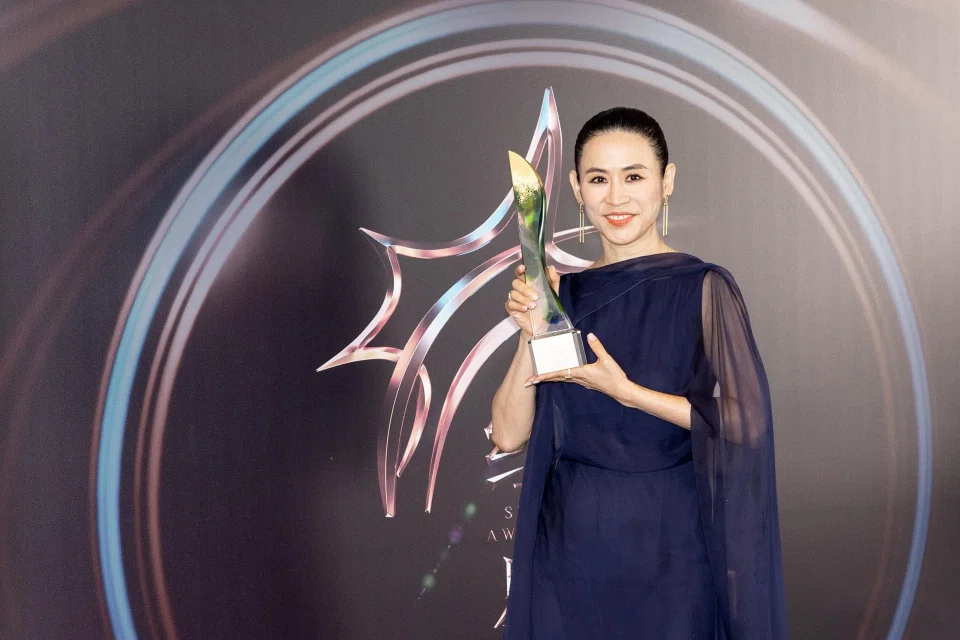 Jessica Hsuan received the Best Actress award during the Star Awards ceremony in July 2025. PHOTO: ST FILE