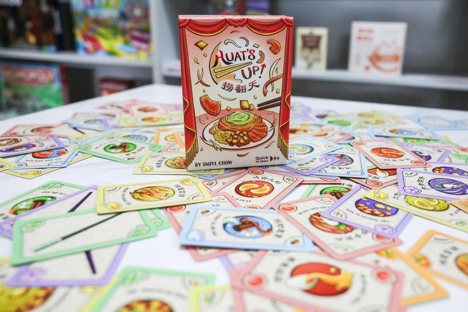 Local card game Huat’s Up? is designed by Dr Daryl Chow.
