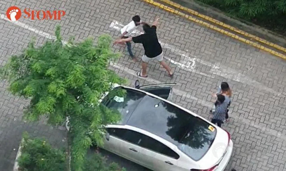 Men in 'drunken' fight at Upper Serangoon View