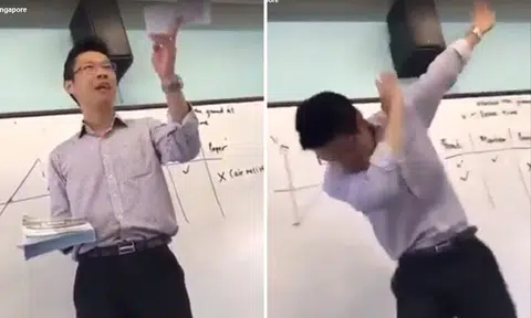 Chung Cheng High School (Yishun) teacher, you really sibei steady!