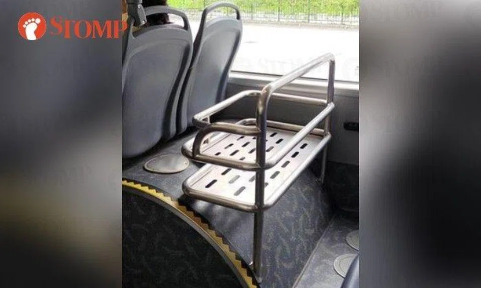 Commuter questions need for rack on bus where 'people can sit', says it's like a 'white elephant'