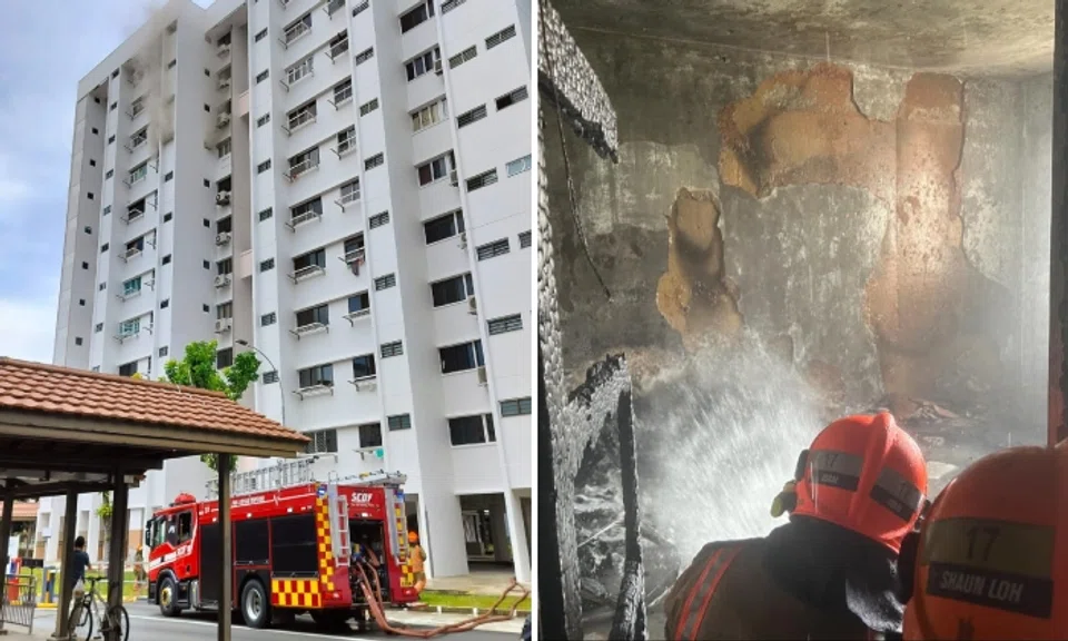 Two fires broke out in Singapore on the morning of Sept 10, one in Tampines and the other in Bukit Merah.