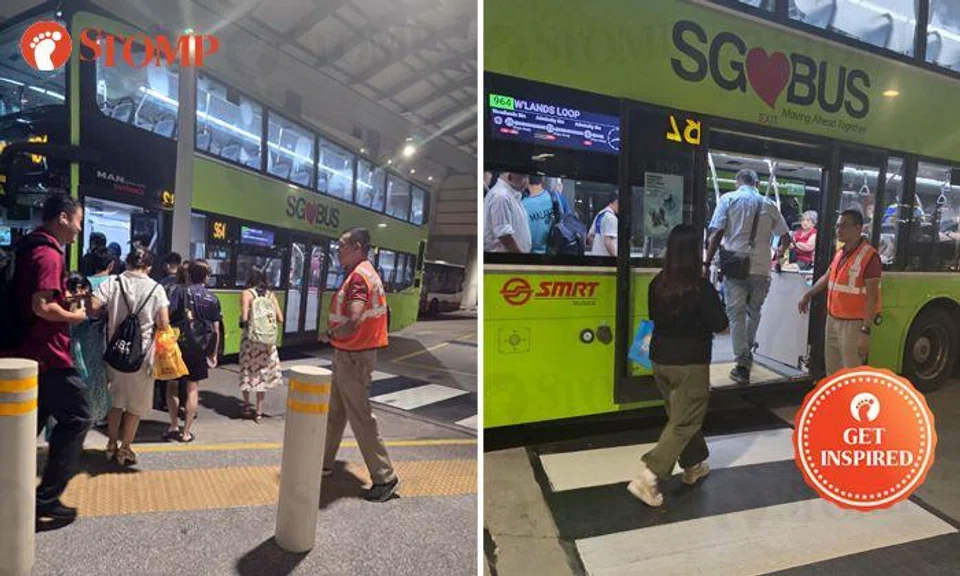 Commuter praises employee at Woodlands Bus Interchange for going beyond the call of duty