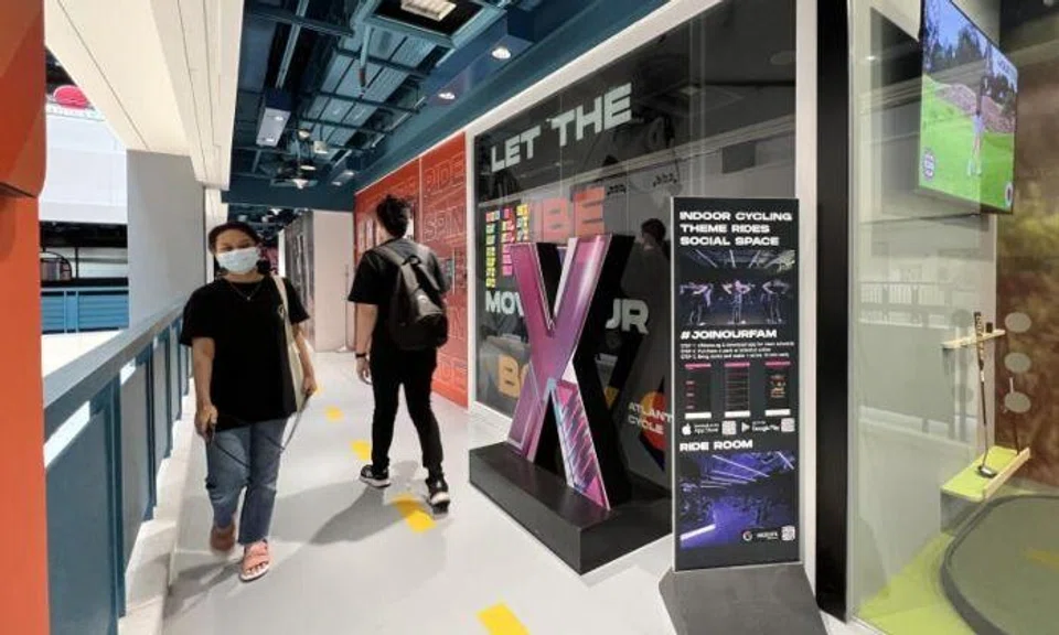 X Fitness Studio at GR.iD mall. Photo: The Straits Times
