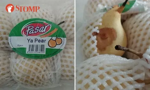 2 'nicely wrapped' pears from AMK Hub found to be rotten: FairPrice apologises, offers refund
