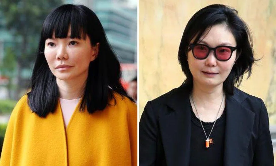 Ms Anita Hatta (right)  alleges that Dr Georgia Lee (left) had misled her into parting with her money in 2012 by inflating sales revenue, overstating her own investment and exaggerating the valuation of the companies. PHOTOS: ST