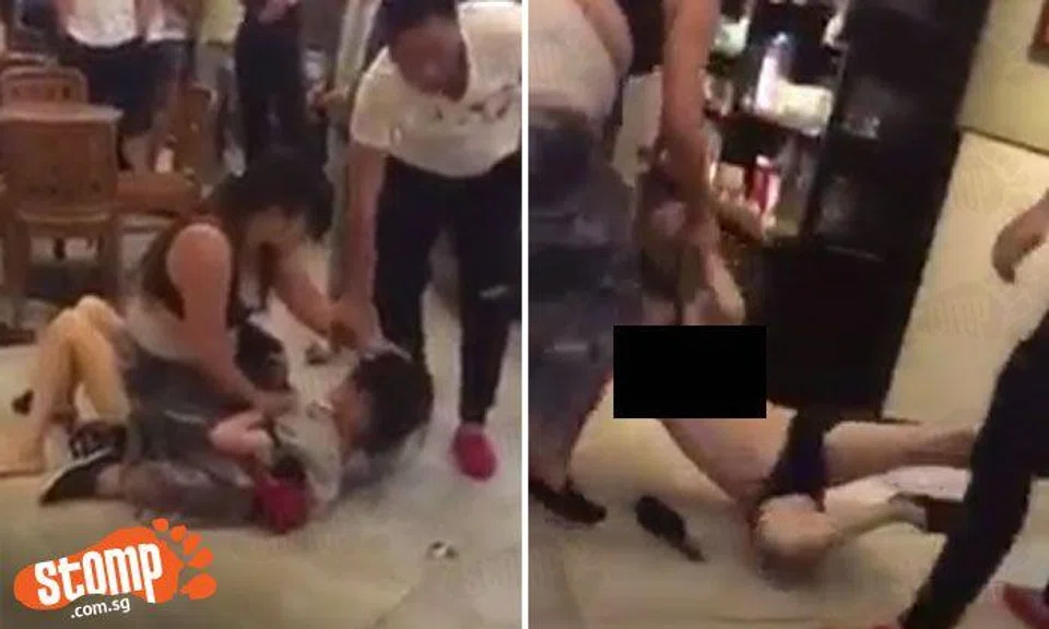 Drama at Starbucks as woman slaps, strips and shames husband's alleged mistress
