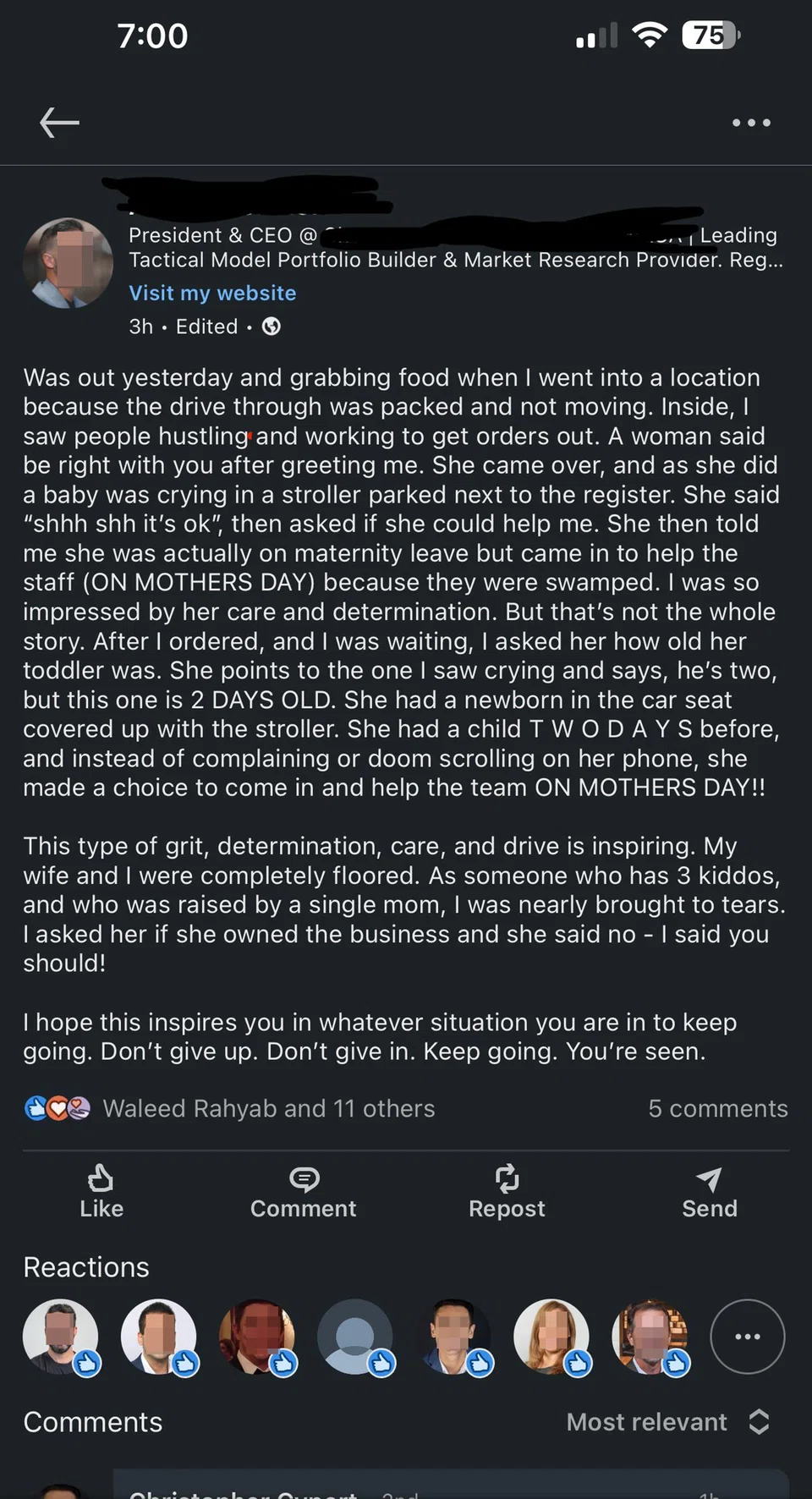 There has been a 52 per cent increase in posts from chief executives in recent years, though engagement may not always be positive.