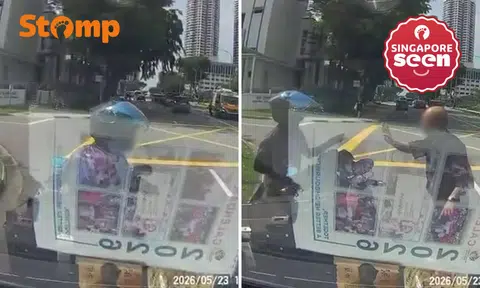 motorcyclist allegedly staging accident