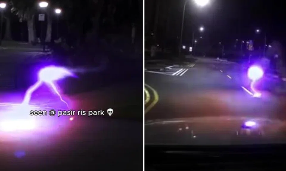 Videos of rare 'ball lightning' in Pasir Ris and Tampines going viral at same time raise suspicions