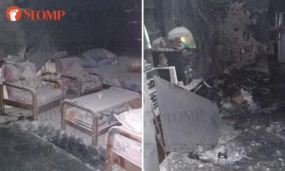 While you were sleeping: Fire involving PMD battery breaks out in flat at Upper Boon Keng Road