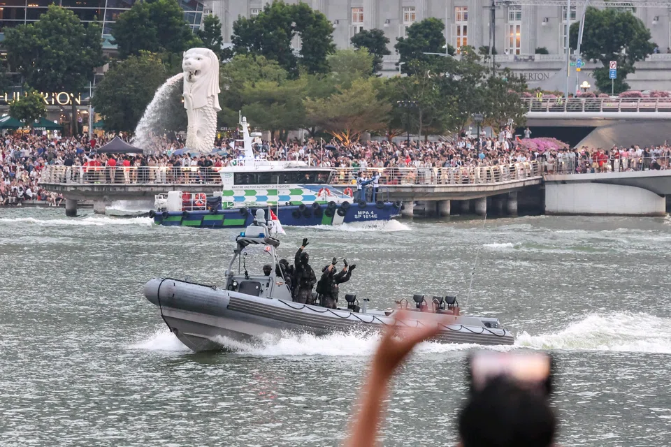 For the first time, the NDP show will extend from the Padang to Marina Bay as part of an “expanded canvas” to mark Singapore’s 60th birthday.