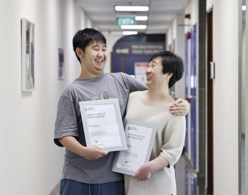 Shane Lee and mum Lily Tan