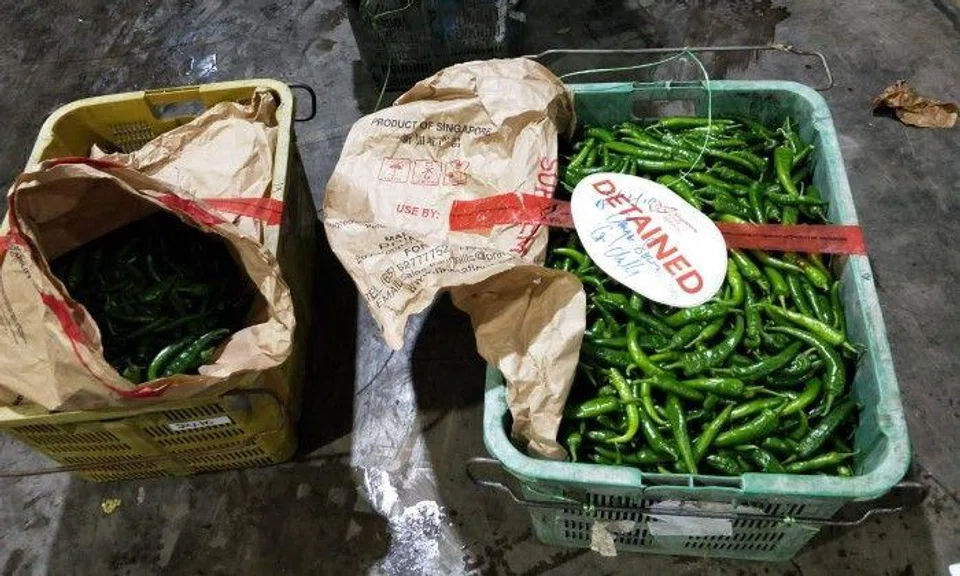 Vendor fined $2,500 for illegally importing 127kg worth of vegetables