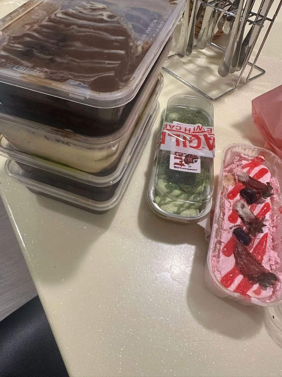 woman finds mould in tiramisu