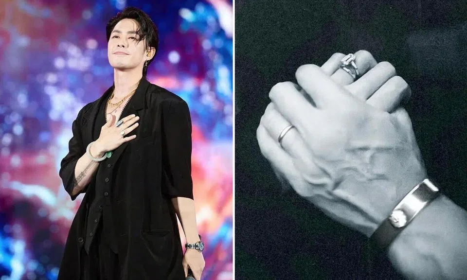 Taiwanese-American singer Van Ness Wu posted a photo of one hand clasping another on social media on June 29.