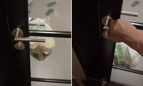 grab customer’s wingstop order falls after rider hangs it on gate