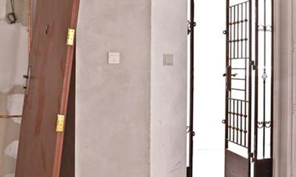 Wooden door goes missing during renovation at Telok Blangah flat -- despite gates being locked