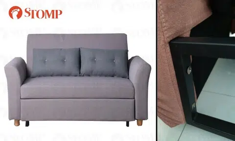 Furniture store says sofa bed cover is detachable, customer says it's not: 'Unscrewing is needed'