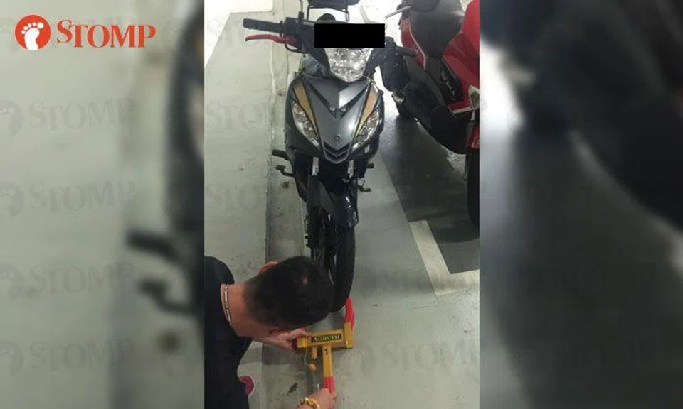 Trainer's bike wheel gets clamped at Devan Nair Institute, finds $200 fine 'excessive'