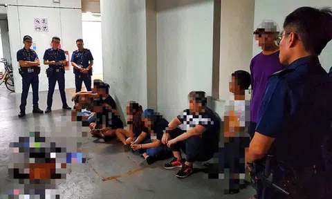 Hougang NPC officers arrest 8 people engaged in 'settlement talk', say "there is only ONE gang and 'big brother'"