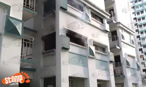 Fire breaks out at Blk 974 Hougang St 91 because of unattended cooking