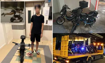 Active mobility vehicles seized