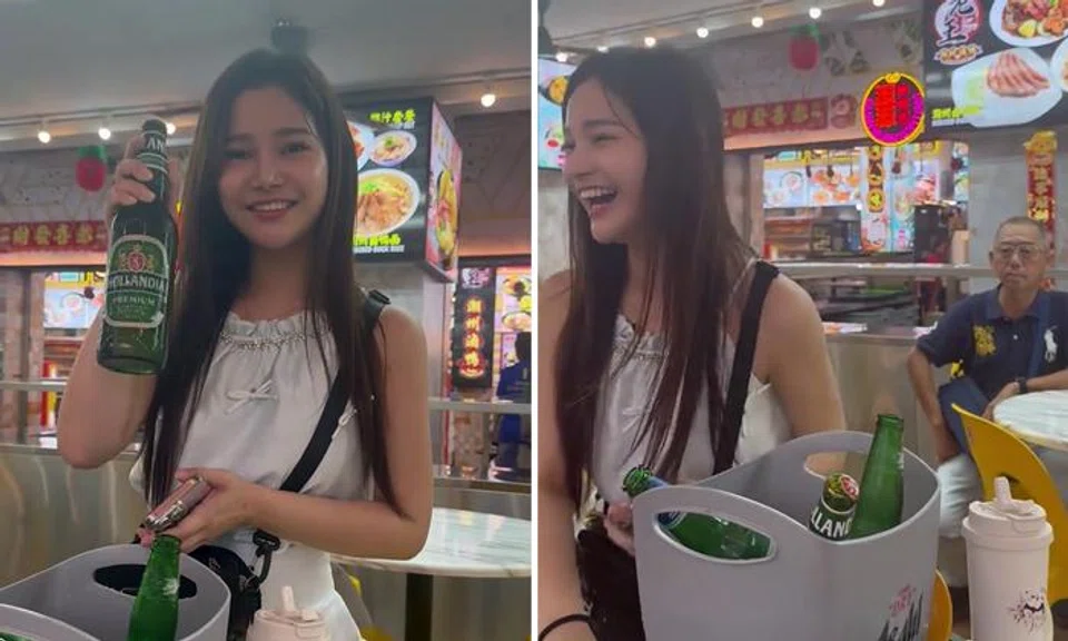 S'pore's most beautiful beer promoter has playful banter with TikToker: 'I'm in your house'