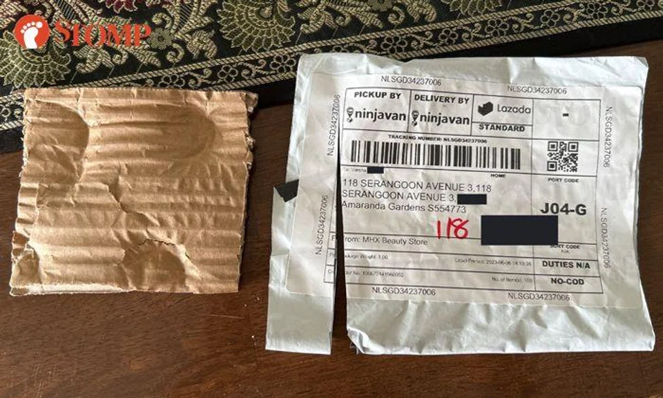 Ninja Van sends Lazada parcel with only cardboard to woman -- even though she didn't order anything