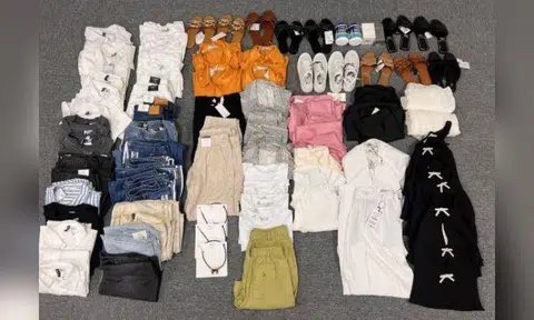 Officers from Clementi Police Division arrested the woman and recovered from her place of accommodation more than 100 branded apparels worth over $5,500 that were believed to be stolen.