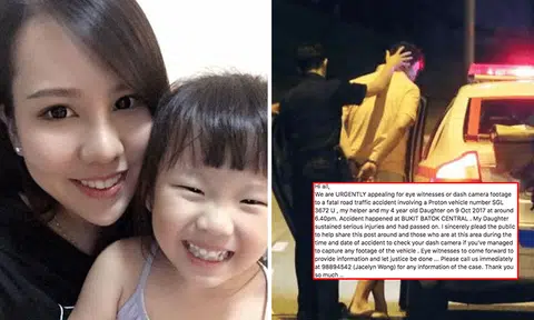 4-year-old girl who died in Bukit Batok accident: Mum appealing for witnesses and footage of Proton SGL3672U