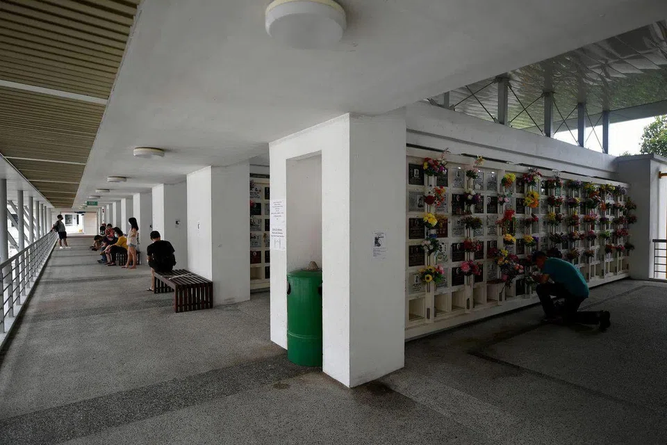 The National Environment Agency (NEA) noted that the demand for wake spaces, columbarium niches and management of remains is expected to increase in tandem with the number of resident deaths.