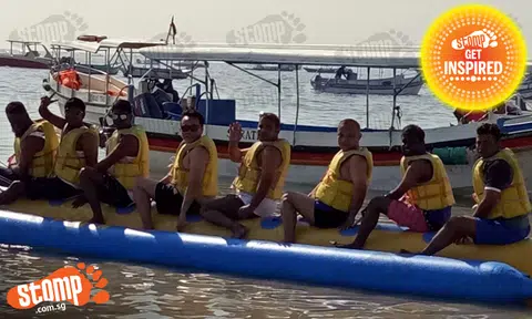 Local company treats staff, including foreign workers, to an epic trip on a tropical paradise