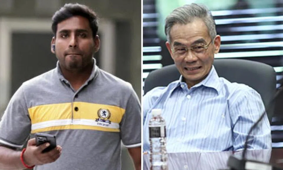 Natarajan Mohanraj was driving a lorry and hit car driven by NUS professor Tan Yock Lin